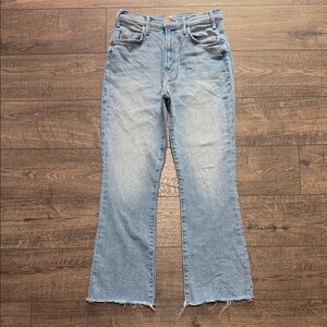 MOTHER The Hustler Ankle Fray